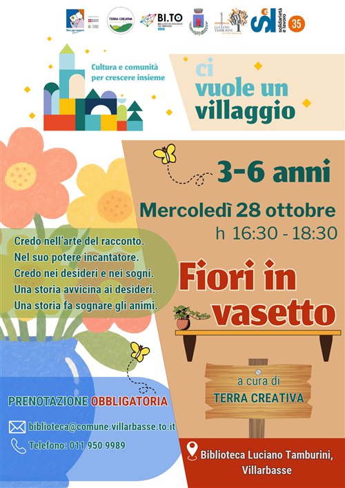 Ci vuole un villaggio - Fiori in vasetto