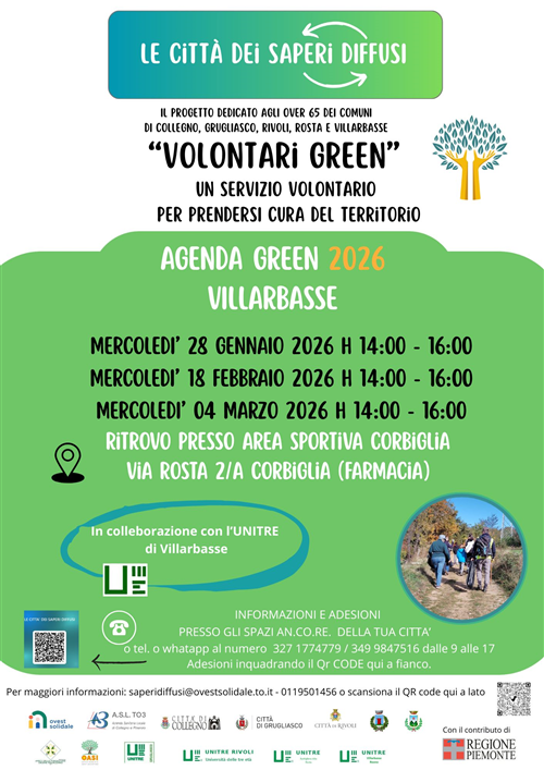 Volontari Green - Le città dei saperi diffusi