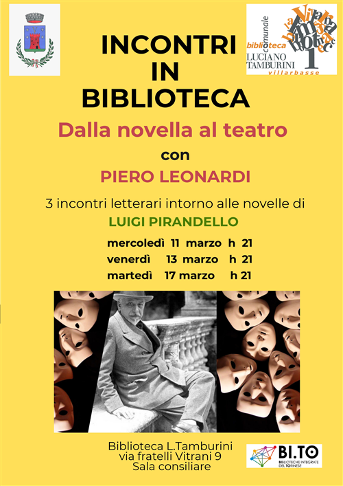 "Dalla novella al teatro" con Piero Leonardi