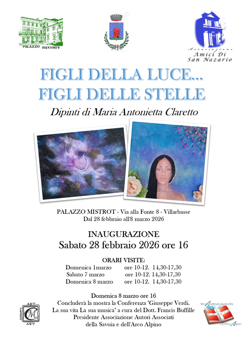 "Figli della luce...Figli delle stelle" - Dipinti di Maria Antonietta Claretto