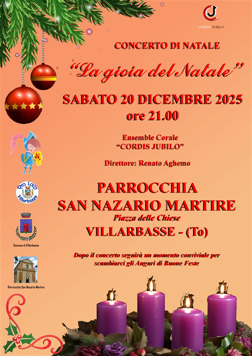 Concerto di Natale "La gioia del Natale"
