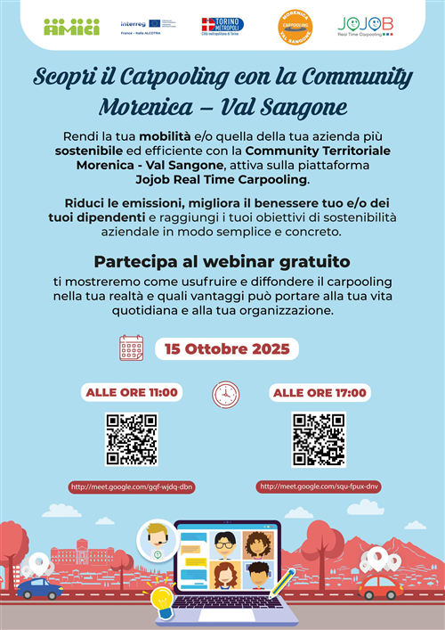Car Pooling Morenica - Val Sangone