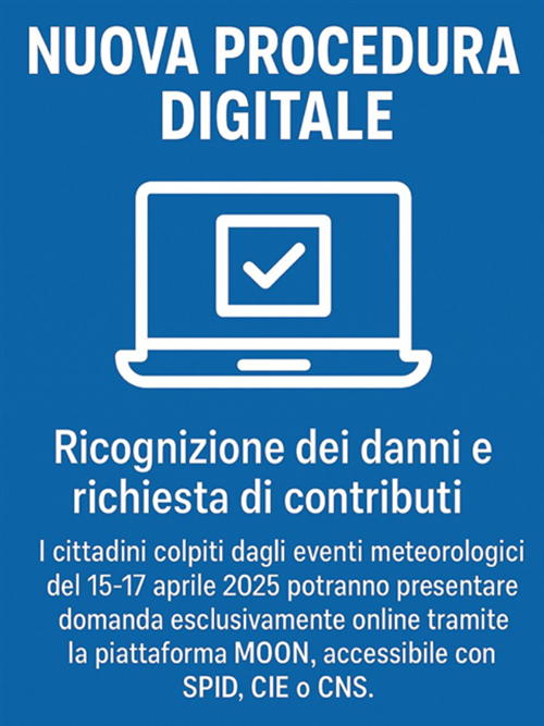 Ricognizione dei danni e richiesta contributi